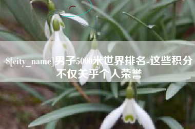 嘉峪关男子5000米世界排名-这些积分不仅关乎个人荣誉