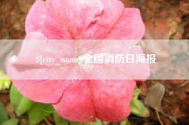 嘉峪关全国消防日海报