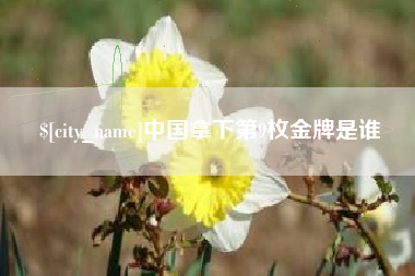 嘉峪关中国拿下第9枚金牌是谁