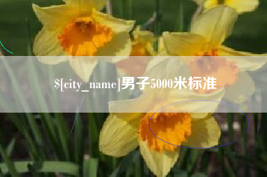 嘉峪关男子5000米标准