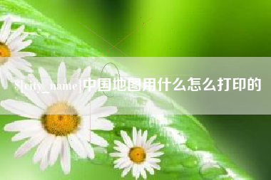 嘉峪关中国地图用什么怎么打印的