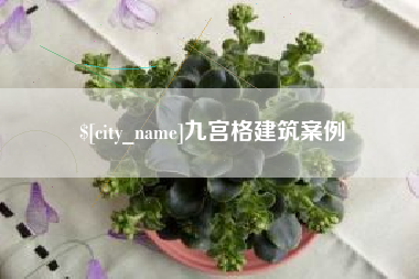 嘉峪关九宫格建筑案例