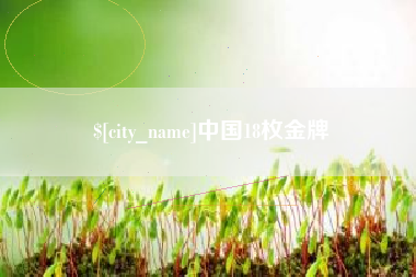 嘉峪关中国18枚金牌