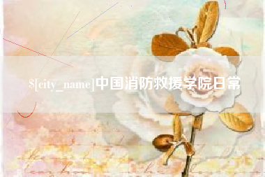 嘉峪关中国消防救援学院日常
