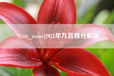 嘉峪关2021年九宫格分解图