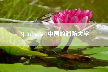 嘉峪关中国的消防大学
