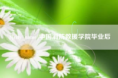 嘉峪关中国消防救援学院毕业后