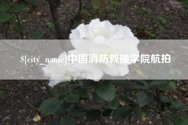 嘉峪关中国消防救援学院航拍