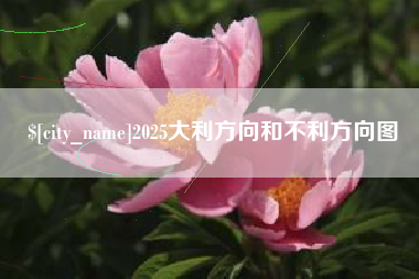嘉峪关2025大利方向和不利方向图