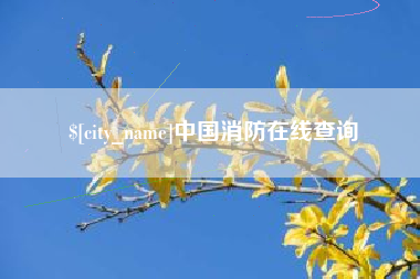嘉峪关中国消防在线查询