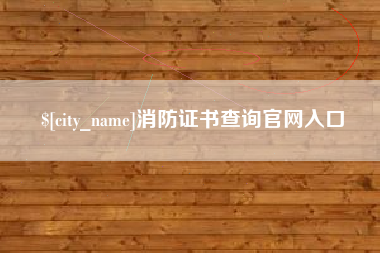 嘉峪关消防证书查询官网入口