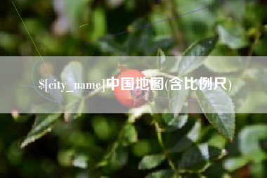 嘉峪关中国地图(含比例尺)